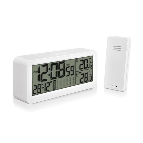 PENDULETTE REVEIL MULTIFONCTIONS AVEC CAPTEUR TEMPERATURE EXTERIEURE