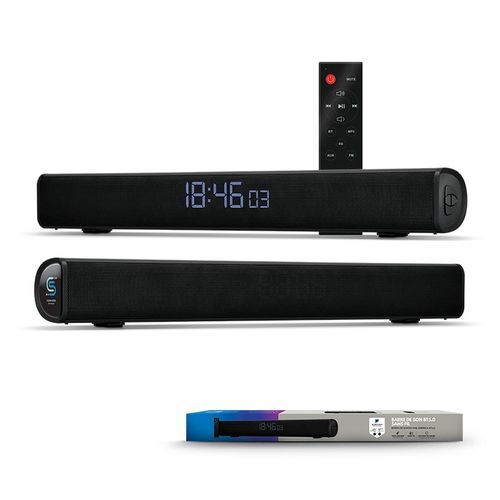 ENCEINTE BARRE DE SON BT5.0 16 W (2x 8 W), RADIO FM, HORLOGE - 1
