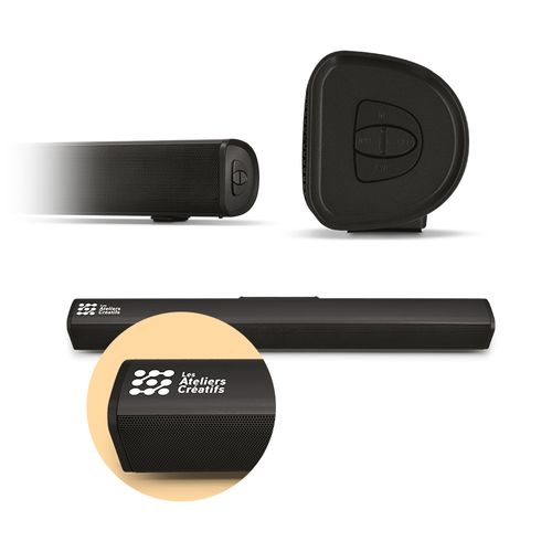 ENCEINTE BARRE DE SON BT5.0 16 W (2x 8 W), RADIO FM, HORLOGE - 4