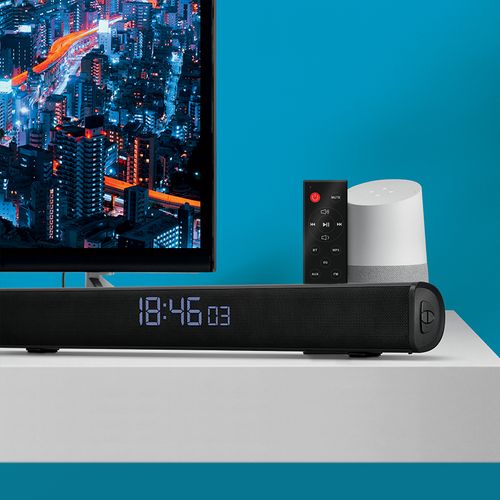 ENCEINTE BARRE DE SON BT5.0 16 W (2x 8 W), RADIO FM, HORLOGE - 5