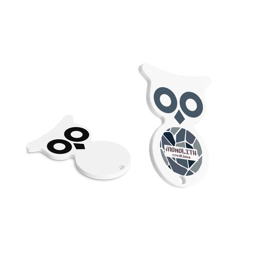 JETON PLASTIQUE (ABS) FORME HIBOU - 1