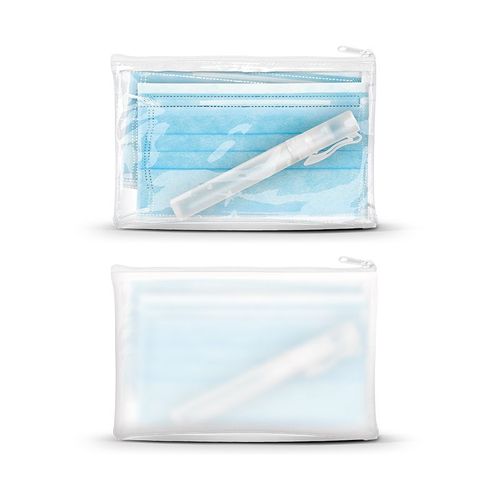 KIT TROUSSE ZIPPEE AVEC 2 MASQUES CHIR. ET VAPORISATEUR S.H.A. 9 ml - 2