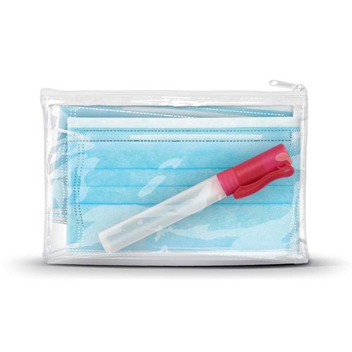 KIT TROUSSE ZIPPEE AVEC 2 MASQUES CHIR. ET VAPORISATEUR S.H.A. 9 ml - 5