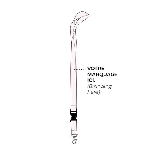 CORDON TOUR DE COU / LANYARD 2X85+10 CM - 5