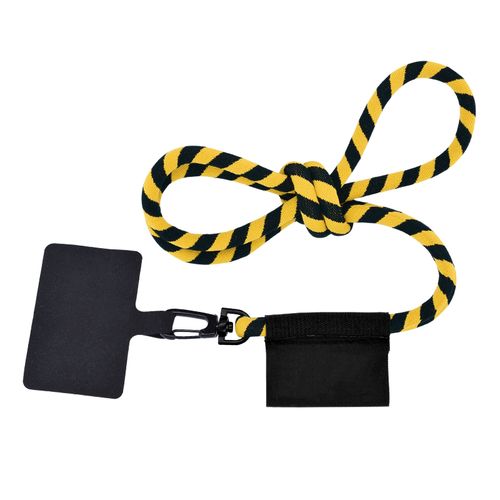 CORDON TOUR DE COU / LANYARD TUBULAIRE TISSEE PORTE TELEPHONE