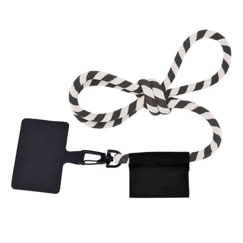 CORDON TOUR DE COU / LANYARD TUBULAIRE TISSEE PORTE TELEPHONE