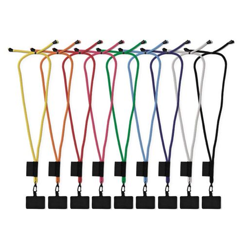 LANYARD CORDON TOUR DE COU PORTE TELEPHONE A LONGUEUR AJUSTABLE thumbnail 7