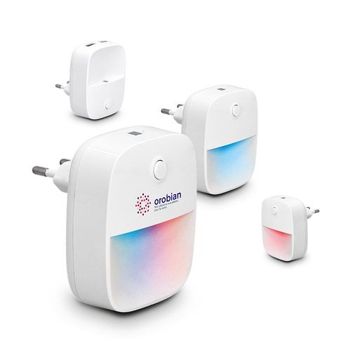 LAMPE VEILLEUSE AUTOMATIQUE ET CHARGEUR 2 USB - 1