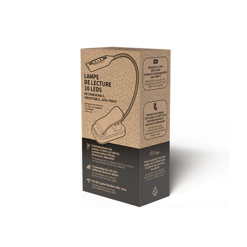 LAMPE LED DE LECTURE FLEXIBLE AVEC PINCE - 7