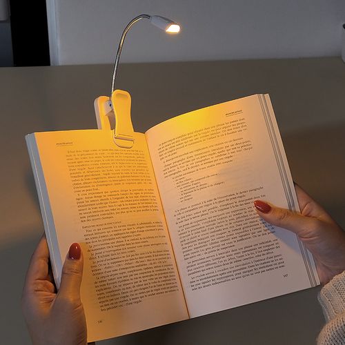 LAMPE LED DE LECTURE FLEXIBLE AVEC PINCE - 8
