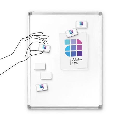 MAGNET RECTANGLE 55x34 mm - AIMANT PUISSANT, SUPPORT DE PLAN - 5