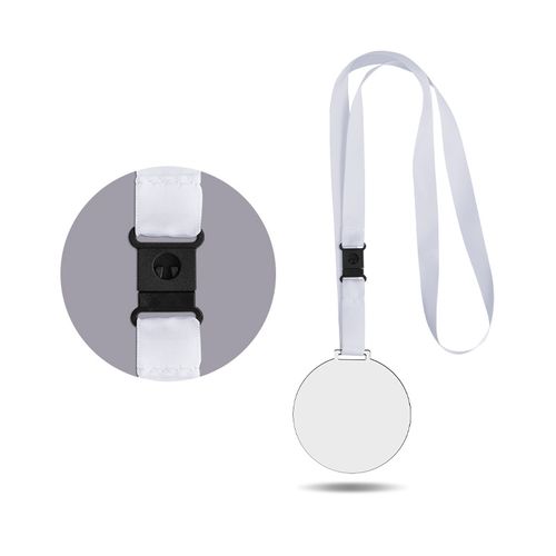 MEDAILLE SUR-MESURE PMMA EP.3 mm MAXI 80 cm2 AVEC CORDON SATIN