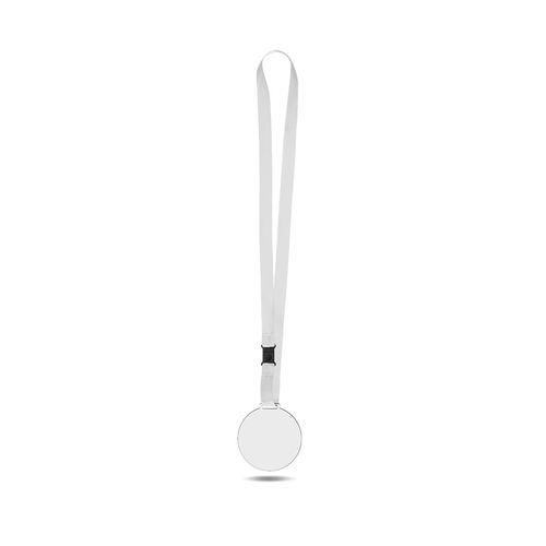 MEDAILLE SUR-MESURE PMMA EP.3 mm MAXI 80 cm2 AVEC CORDON SATIN