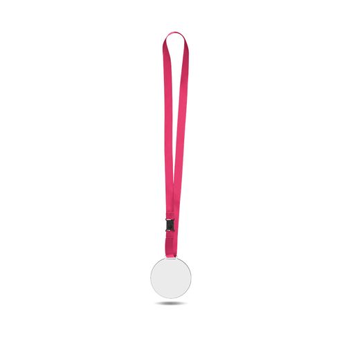 MEDAILLE SUR-MESURE PMMA EP.3 mm MAXI 80 cm2 AVEC CORDON SATIN