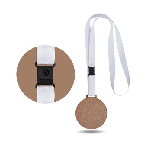 MEDAILLE SUR-MESURE MDF EP 3 mm MAXI 80 cm2 AVEC CORDON SATIN