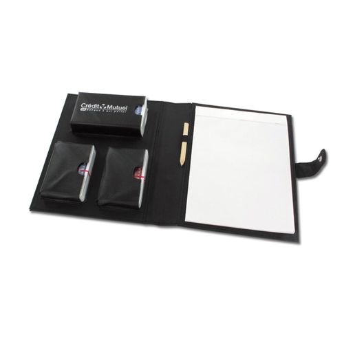 ETUI AVEC 3 JEUX DE CARTES, BLOC PAPIER ET CRAYON - 2