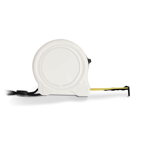 MESSEN: GELBES ROLLBANDMA?, 3 m x 16 mm, KUNSTSTOFFGEHÄUSE