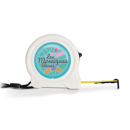MESSEN: GELBES ROLLBANDMA?, 3 m x 16 mm, KUNSTSTOFFGEHÄUSE