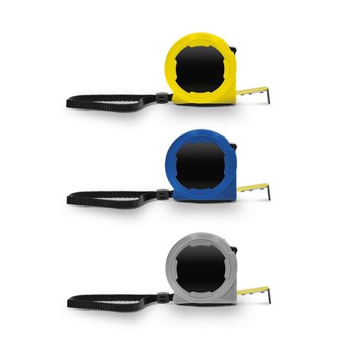 MESURE : METRE RUBAN JAUNE 3m X 16 mm COQUE PLASTIQUE
