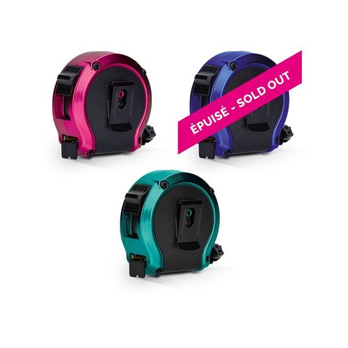 MESURE : METRE RUBAN JAUNE 3 m X 16 mm COQUE PLASTIQUE - 2