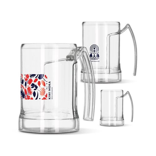MUG CHOPE DE BIERE PLASTIQUE (TRITAN) 50 cl RAS BORD - 1