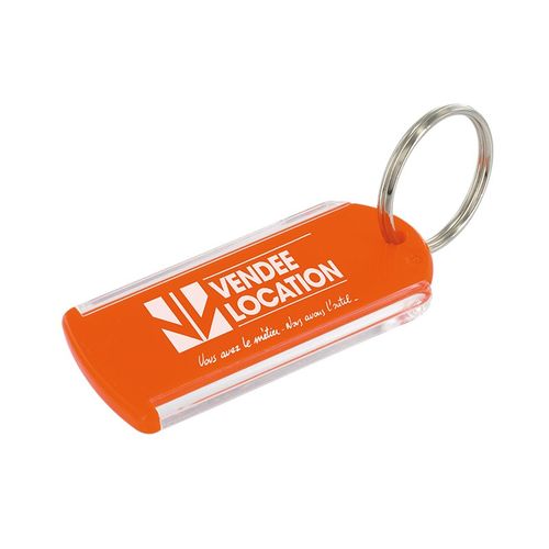 PORTE-CLES PORTE ETIQUETTE (anneau 25 mm) - 3