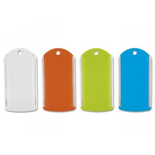 PORTE-CLES PORTE ETIQUETTE AVEC MOUSQUETON - 4