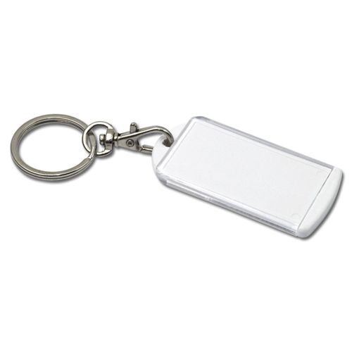 PORTE-CLES PORTE ETIQUETTE AVEC MOUSQUETON - 5