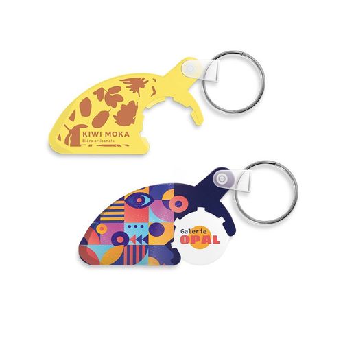 KEY-RING TOKEN HOLDER WITH SCRATCHCARD SCRAPER KEY-RING TOKEN HOLDER WITH SCRATCHCARD SCRAPER