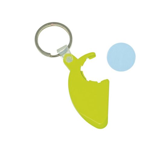 KEY-RING TOKEN HOLDER WITH SCRATCHCARD SCRAPER KEY-RING TOKEN HOLDER WITH SCRATCHCARD SCRAPER