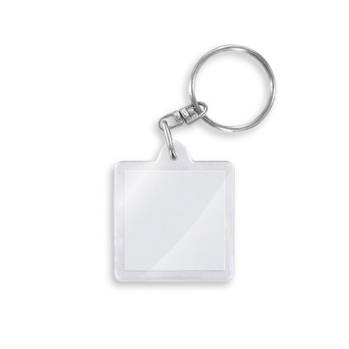PORTE-CLES TRANSPARENT PORTE-ETIQUETTE - 6