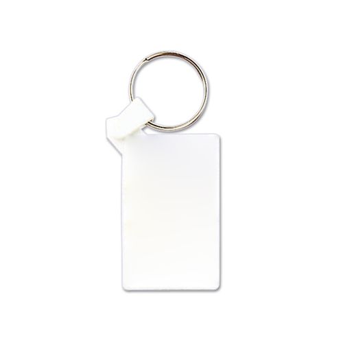 PORTE CLES PLASTIQUE SOUPLE CARTE 53x33 mm (anneau 25 mm) - 2