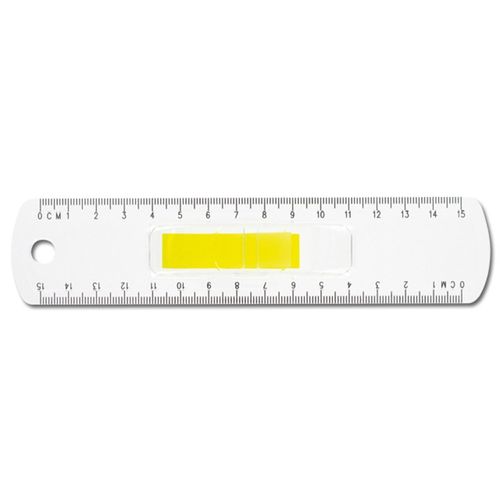 REGLE TRANSPARENTE 15 CM AVEC MARQUE PAGE - 4