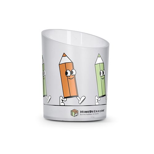 POT A CRAYONS PLASTIQUE