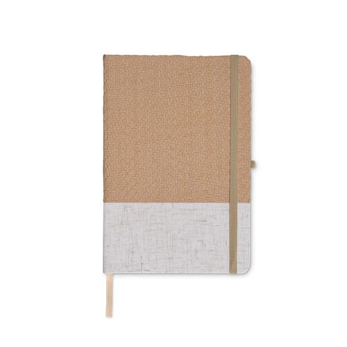 CARNET A5 COUVERTURE COTON ET FIBRES DE BAMBOU - 2
