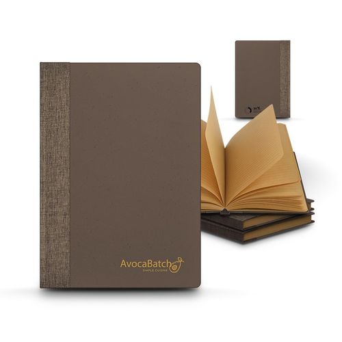 A5 NOTEBOOK WITH COFFEE POWDER COVER
