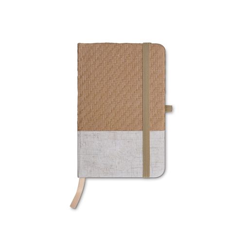 CARNET DE POCHE COUVERTURE COTON ET FIBRES DE BAMBOU - 7