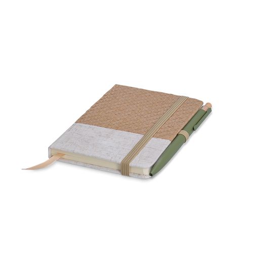 CARNET DE POCHE COUVERTURE COTON ET FIBRES DE BAMBOU - 5