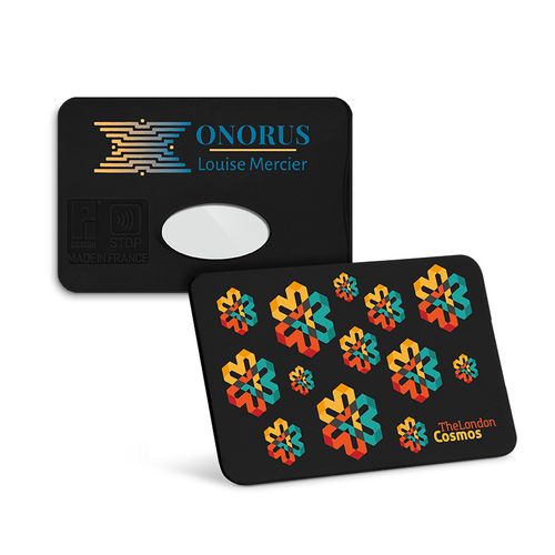 PROTEGE CARTE DE CREDIT EN MATIERE RECYCLEE AVEC BLINDAGE ANTI RFID - 4