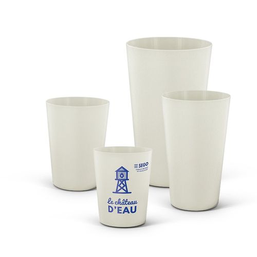 GOBELET REUTILISABLE EN BIOCOMPOSITE 12 cl RAS BORD - 3
