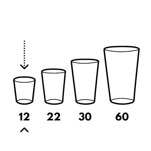 GOBELET REUTILISABLE EN BIOCOMPOSITE 12 cl RAS BORD - 5