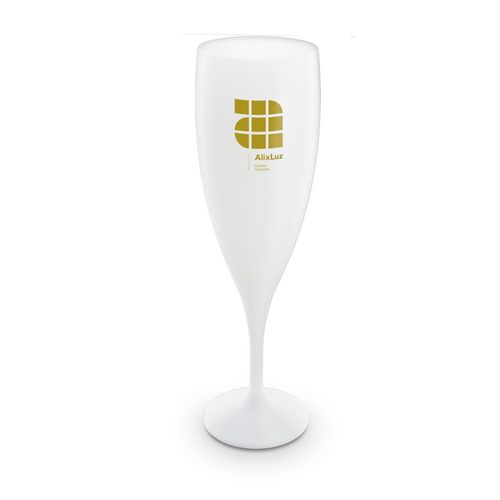 FLUTE A CHAMPAGNE PLASTIQUE REUTILISABLE 14 cl RAS BORD - 5