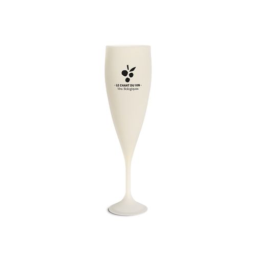FLUTE A CHAMPAGNE REUTILISABLE EN BIOCOMPOSITE 14 cl RAS BORD - 5