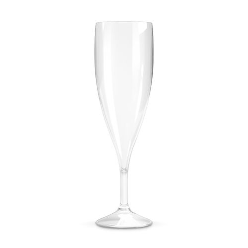 FLUTE A CHAMPAGNE EN PLASTIQUE REUTILISABLE TRITAN® 14 cl RAS BORD