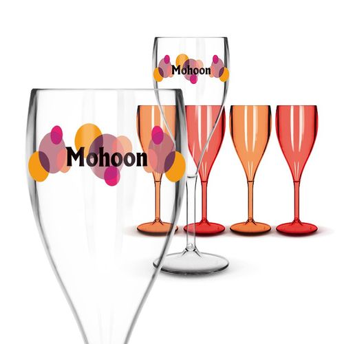 FLUTE A CHAMPAGNE EN PLASTIQUE REUTILISABLE TRITAN® 16 cl RAS BORD - 3