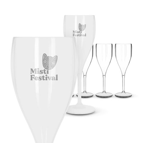 FLUTE A CHAMPAGNE EN PLASTIQUE REUTILISABLE TRITAN® 16 cl RAS BORD thumbnail 4