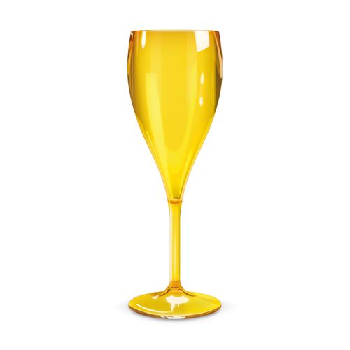 FLUTE A CHAMPAGNE EN PLASTIQUE REUTILISABLE TRITAN® 16 cl RAS BORD