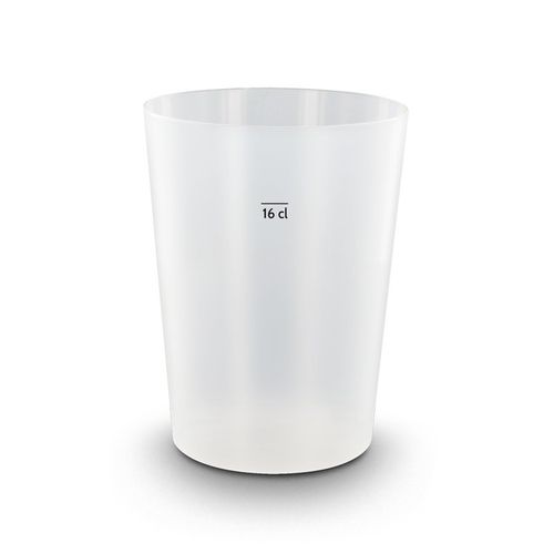 GOBELET PLASTIQUE REUTILISABLE (PP) 22 cl RAS BORD