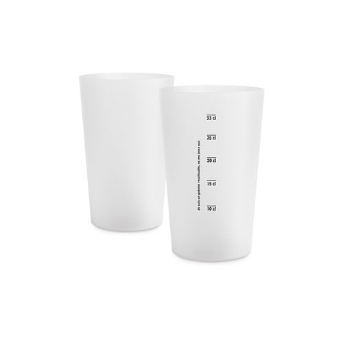 GOBELET PLASTIQUE REUTILISABLE 39 cl RAS BORD - 3