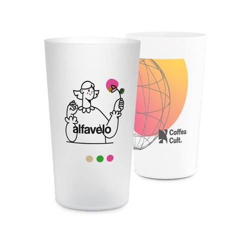 GOBELET PLASTIQUE REUTILISABLE 60 cl RAS BORD - 3